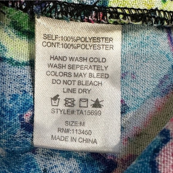 Lulumari 2-Piece Neon Floral Crop Top and Shorts Set - Picture 6 of 8